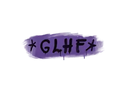 Sealed Graffiti | GLHF (Monster Purple)