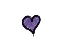 Sealed Graffiti | Heart (Monster Purple)