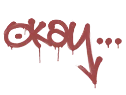 Sealed Graffiti | Okay (Blood Red)