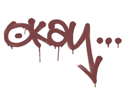 Sealed Graffiti | Okay (Brick Red)