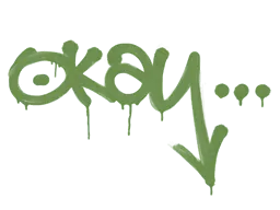 Sealed Graffiti | Okay (Battle Green)