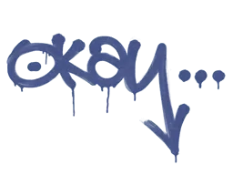 Sealed Graffiti | Okay (SWAT Blue)