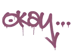 Sealed Graffiti | Okay (Princess Pink)