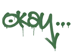 Sealed Graffiti | Okay (Jungle Green)