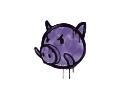 Sealed Graffiti | Piggles (Monster Purple)