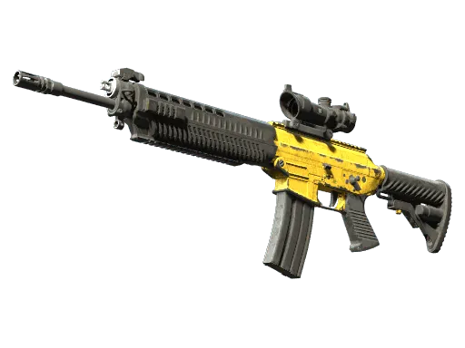 SG 553 | Bulldozer (Battle-Scarred)