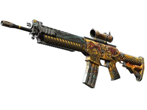 StatTrak™ SG 553 | Colony IV (Well-Worn)