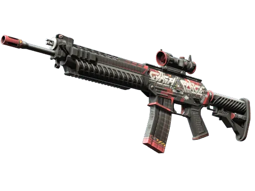 StatTrak™ SG 553 | Cyberforce (Minimal Wear)