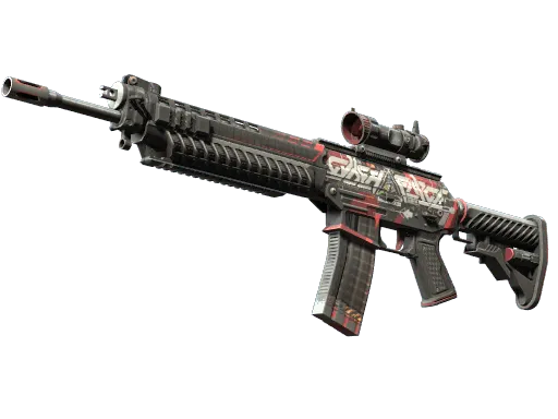 StatTrak™ SG 553 | Cyberforce (Well-Worn)