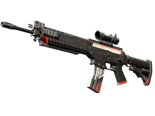 SG 553 | Cyrex (Battle-Scarred)