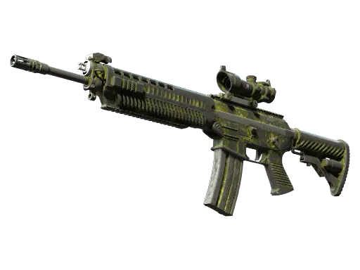 Souvenir SG 553 | Gator Mesh (Battle-Scarred)