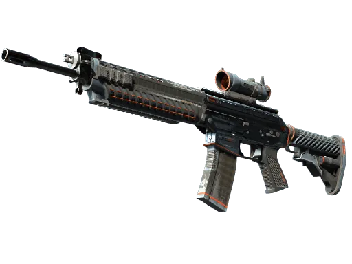 SG 553 | Phantom (Battle-Scarred)