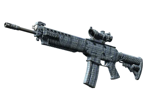 SG 553 | Waves Perforated (Field-Tested)