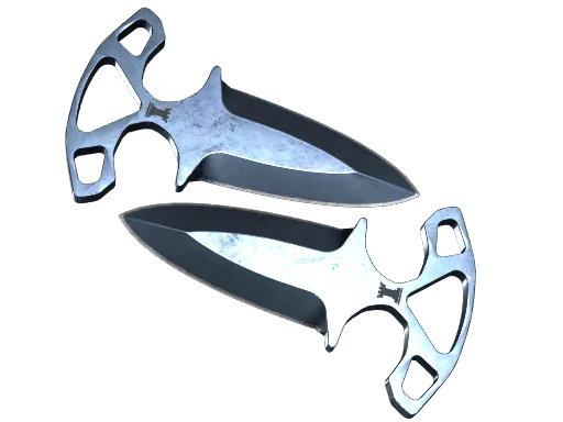 ★ Shadow Daggers | Blue Steel (Well-Worn)