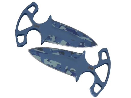 ★ StatTrak™ Shadow Daggers | Bright Water (Well-Worn)