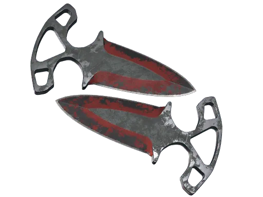 ★ StatTrak™ Shadow Daggers | Crimson Web (Battle-Scarred)