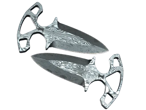 ★ StatTrak™ Shadow Daggers | Damascus Steel (Battle-Scarred)