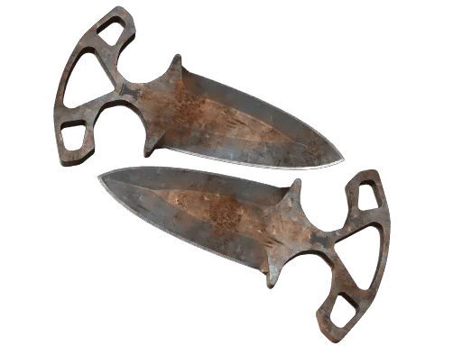 ★ StatTrak™ Shadow Daggers | Rust Coat (Battle-Scarred)