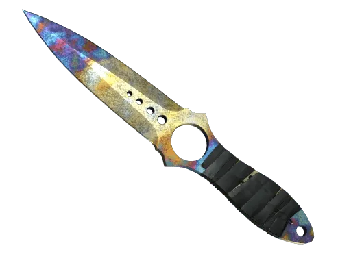 ★ StatTrak™ Skeleton Knife | Case Hardened (Battle-Scarred)