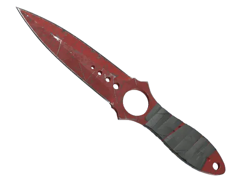 ★ StatTrak™ Skeleton Knife | Crimson Web (Battle-Scarred)