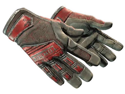 ★ Specialist Gloves | Crimson Web (Battle-Scarred)