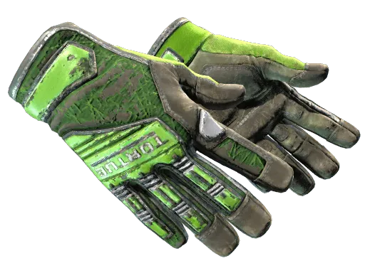 ★ Specialist Gloves | Emerald Web (Battle-Scarred)