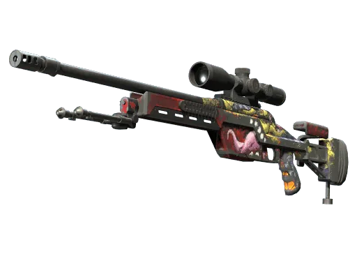 StatTrak™ SSG 08 | Bloodshot (Battle-Scarred)