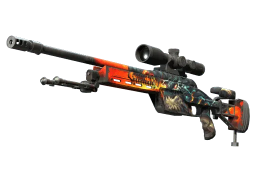 SSG 08 | Dragonfire (Well-Worn)