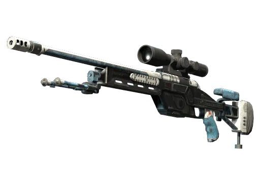 StatTrak™ SSG 08 | Ghost Crusader (Battle-Scarred)