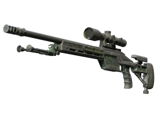 Souvenir SSG 08 | Jungle Dashed (Battle-Scarred)