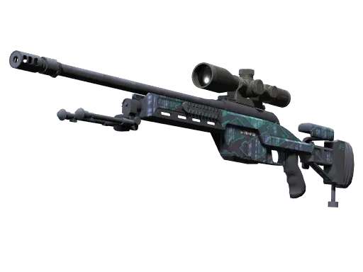 StatTrak™ SSG 08 | Mainframe 001 (Battle-Scarred)