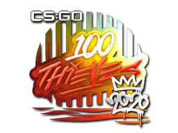 Sticker | 100 Thieves (Foil) | 2020 RMR