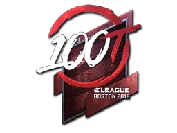 Sticker | 100 Thieves (Foil) | Boston 2018