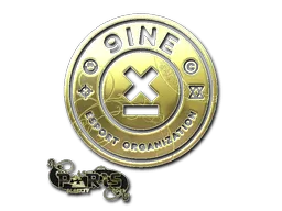 Sticker | 9INE (Gold) | Paris 2023