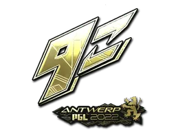 Sticker | 9z Team (Gold) | Antwerp 2022