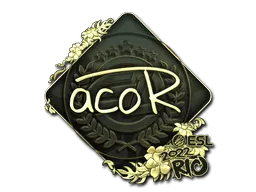 Sticker | acoR (Gold) | Rio 2022