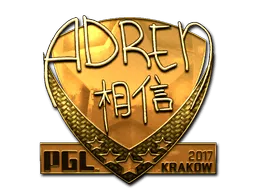 Sticker | AdreN (Gold) | Krakow 2017