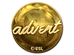 Sticker | advent (Gold) | Katowice 2019