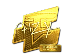 Sticker | aizy (Gold) | Atlanta 2017