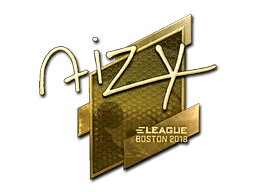 Sticker | aizy (Gold) | Boston 2018