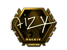 Sticker | aizy (Gold) | London 2018