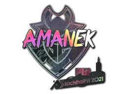 Sticker | AMANEK (Holo) | Stockholm 2021