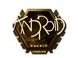 Sticker | ANDROID (Gold) | London 2018