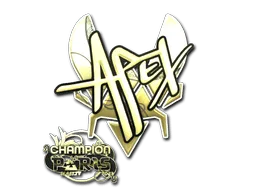 Sticker | apEX (Gold, Champion) | Paris 2023