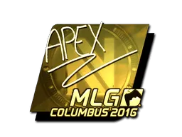 Sticker | apEX (Gold) | MLG Columbus 2016