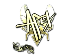 Sticker | apEX (Gold) | Paris 2023