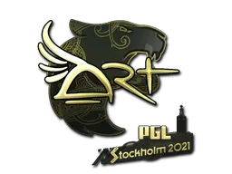 Sticker | arT (Gold) | Stockholm 2021