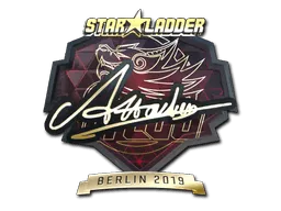 Sticker | Attacker (Gold) | Berlin 2019