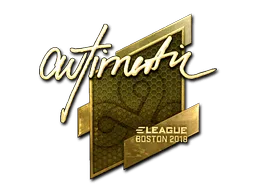 Sticker | autimatic (Gold) | Boston 2018