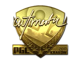 Sticker | autimatic (Gold) | Krakow 2017